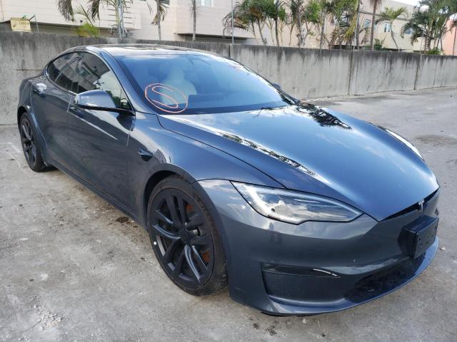5YJSA1E53NF478485 - 2022 TESLA MODEL S Boz foto 1