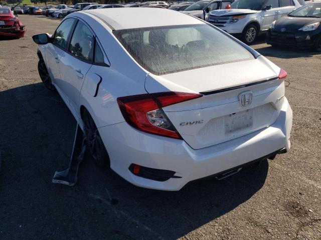 2HGFC2F89LH586869 - 2020 HONDA CIVIC SPOR 白色 照片 3