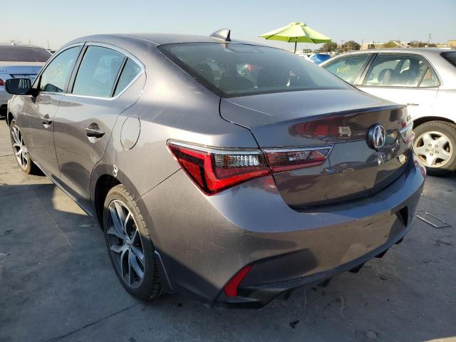 19UDE2F78NA001581 - 2022 ACURA ILX PREMIU GRAY photo 3