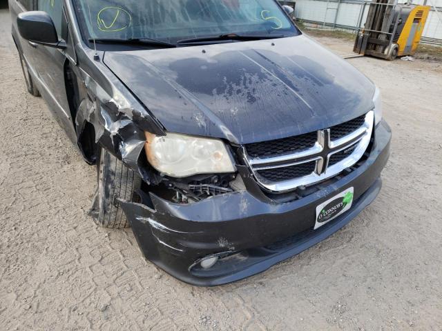 2D4RN5DG9BR695801 - 2011 DODGE GRAND CARA CHARCOAL photo 9