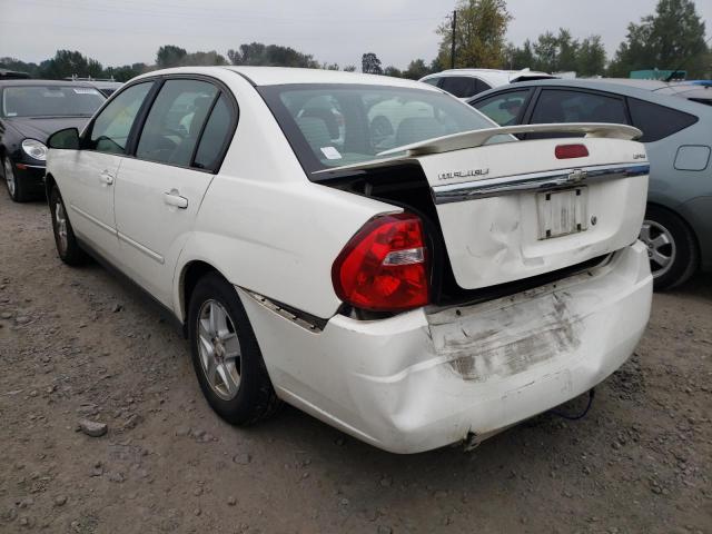 1G1ZT52835F236606 - 2005 CHEVROLET MALIBU LS WHITE photo 3