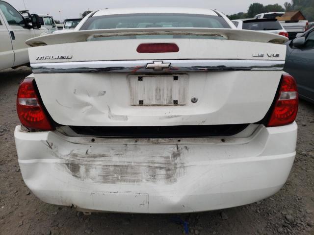 1G1ZT52835F236606 - 2005 CHEVROLET MALIBU LS WHITE photo 9