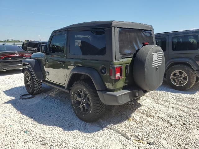 1C4HJXAG8MW587877 - 2021 JEEP WRANGLER S GREEN photo 3