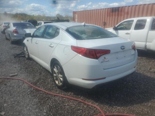 5XXGN4A76DG158155 - 2013 KIA OPTIMA EX WHITE photo 3