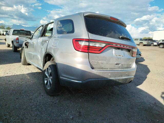 1C4RDJDG4GC442149 - 2016 DODGE DURANGO LI SILVER photo 3