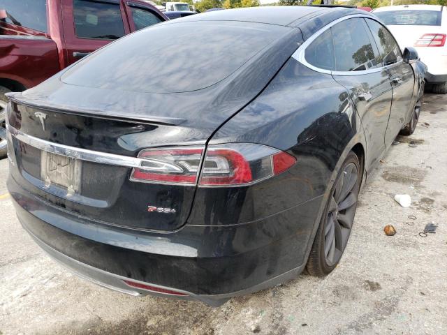 5YJSA1DP0DFP25365 - 2013 TESLA MODEL S BLACK photo 4