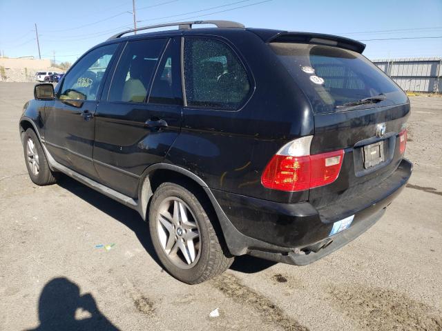 5UXFB53545LV19582 - 2005 BMW X5 4.4I BLACK photo 3