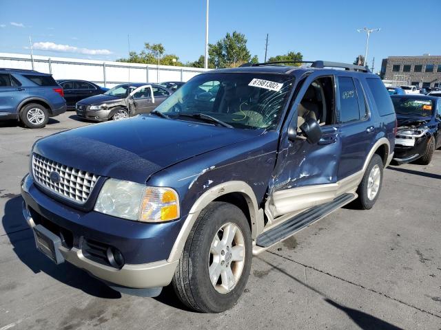 1FMDU74W15ZA37070 - 2005 FORD EXPLORER E BLUE photo 2