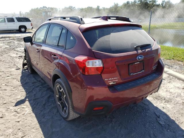 JF2GPADC8HH278745 - 2017 SUBARU CROSSTREK MAROON photo 3