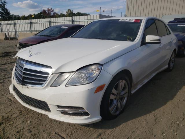 WDDHF9FB0DA746629 - 2013 MERCEDES-BENZ E 400 HYBR WHITE photo 2