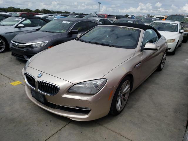 WBALW7C54DDX58284 - 2013 BMW 640 I TAN photo 2