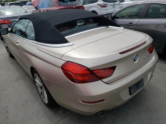 WBALW7C54DDX58284 - 2013 BMW 640 I TAN photo 3