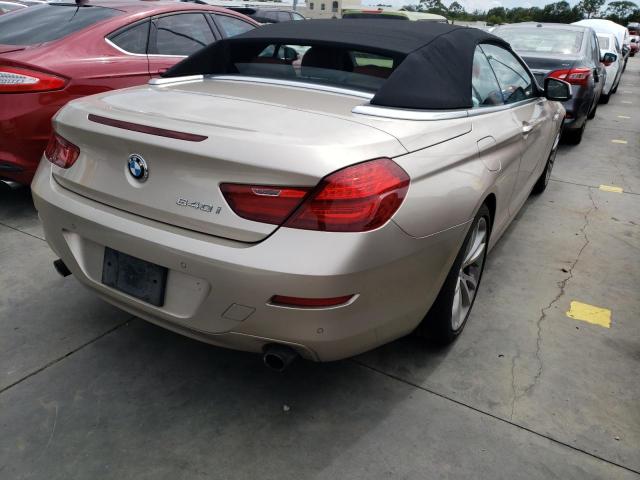 WBALW7C54DDX58284 - 2013 BMW 640 I TAN photo 4