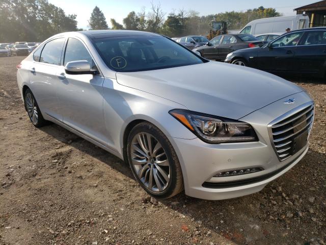 KMHGN4JF5FU022342 - 2015 HYUNDAI GENESIS 5. SILVER photo 1