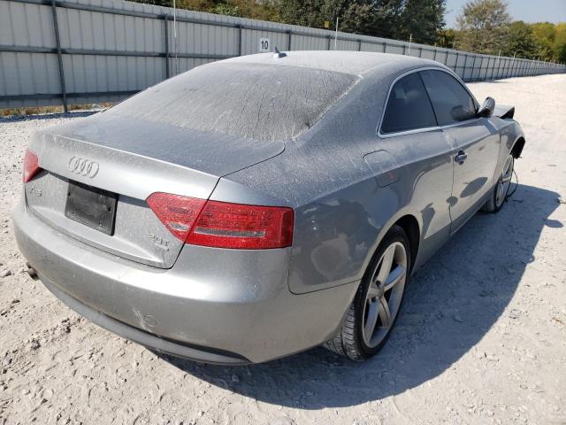 WAUVFAFR0AA006146 - 2010 AUDI A5 PRESTIG SILVER photo 4