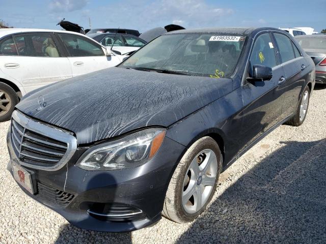 WDDHF8JB8EB013998 - 2014 MERCEDES-BENZ E 350 4MAT GRAY photo 2