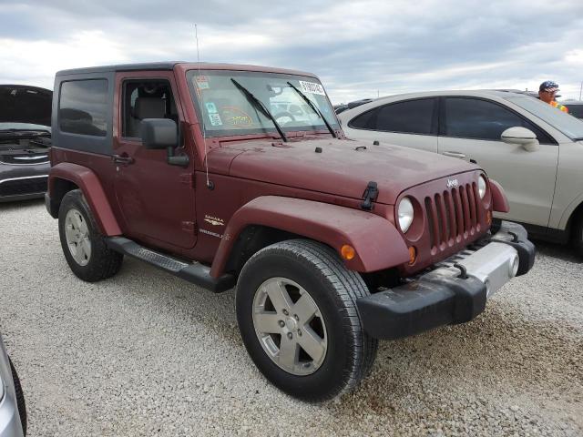 1J4FA54108L535535 - 2008 JEEP WRANGLER S BURGUNDY photo 1