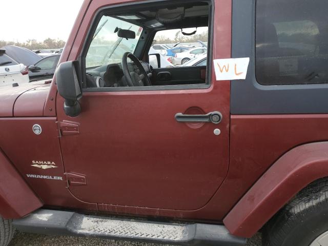 1J4FA54108L535535 - 2008 JEEP WRANGLER S BURGUNDY photo 9