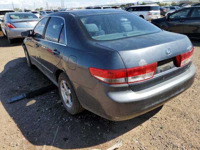 1HGCM55384A001612 - 2004 HONDA ACCORD LX CHARCOAL photo 3