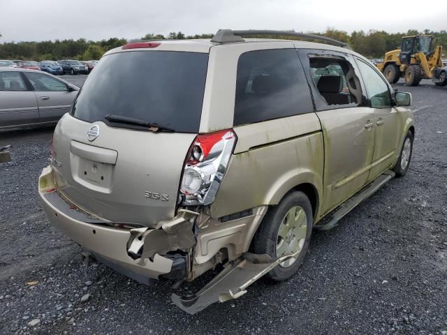 5N1BV28U05N125955 - 2005 NISSAN QUEST BEIGE photo 4