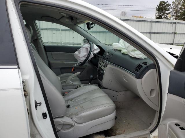 5NPEU46F96H077183 - 2006 HYUNDAI SONATA GLS WHITE photo 5