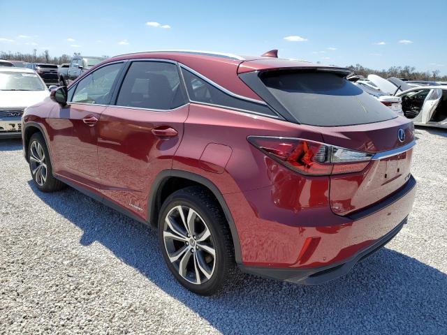 2T2BGMCA7JC029238 - 2018 LEXUS RX 450H BA RED photo 3