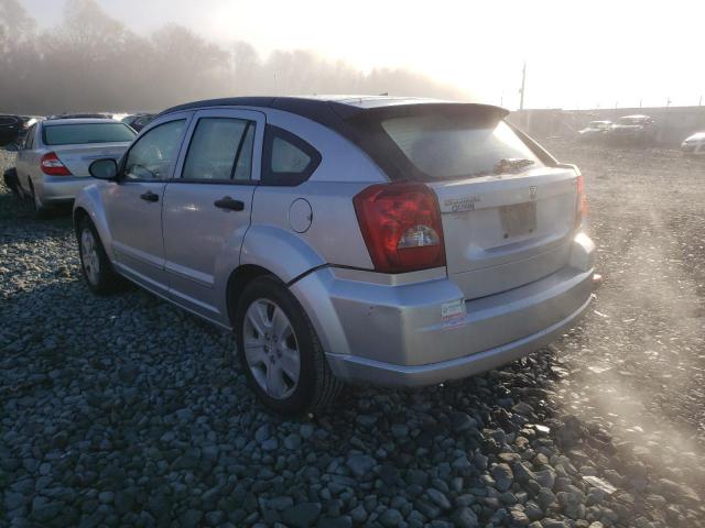 1B3HB48B37D553207 - 2007 DODGE CALIBER SX SILVER photo 3