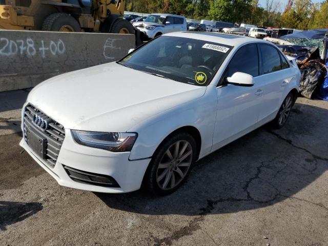 WAUFFAFL8DN034922 - 2013 AUDI A4 QUATTRO WHITE photo 2