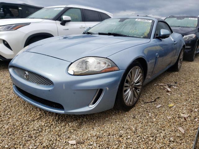 SAJWA4GBXALB37120 - 2010 JAGUAR XK PORTFOL TURQUOISE photo 2