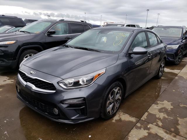 3KPF24AD9ME406272 - 2021 KIA FORTE FE GRAY photo 2