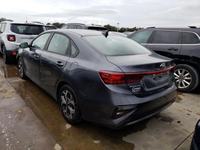 3KPF24AD9ME406272 - 2021 KIA FORTE FE GRAY photo 3