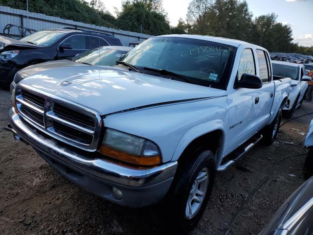 1B7HG48N02S539280 - 2002 DODGE DAKOTA QUA WHITE photo 2