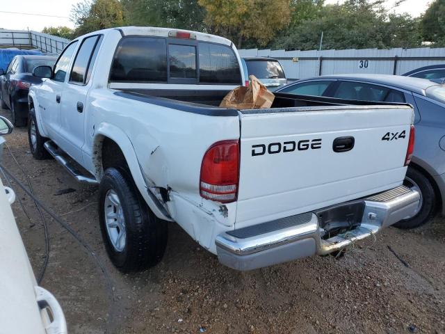 1B7HG48N02S539280 - 2002 DODGE DAKOTA QUA WHITE photo 3