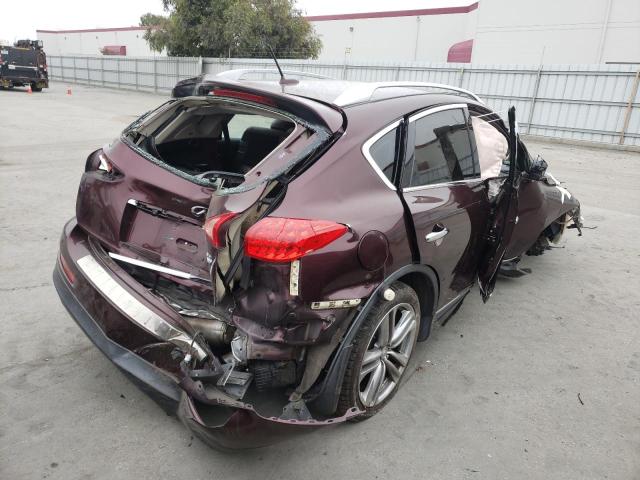 JN1AJ0HP7CM400883 - 2012 INFINITI EX35 BASE BURGUNDY photo 9