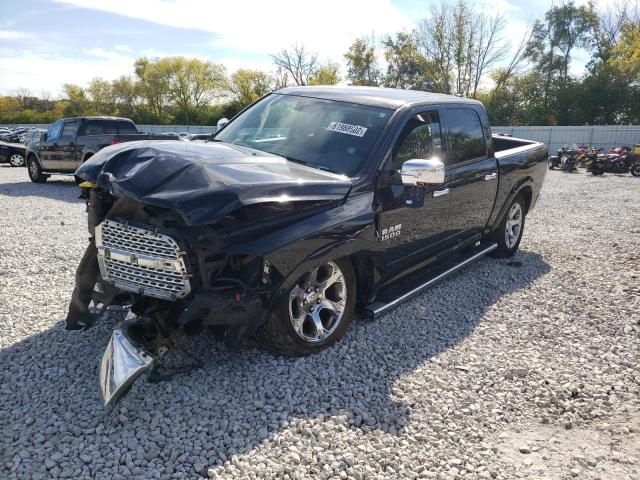 1C6RR7NT3HS843027 - 2017 RAM 1500 LARAM BLACK photo 2