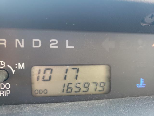 JTLKT324854003931 - 2005 TOYOTA SCION XB BLACK photo 8