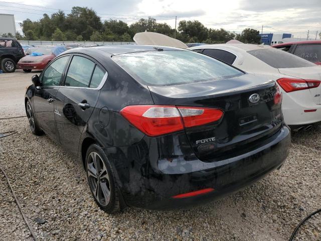 KNAFX4A81E5118373 - 2014 KIA FORTE EX BLACK photo 3