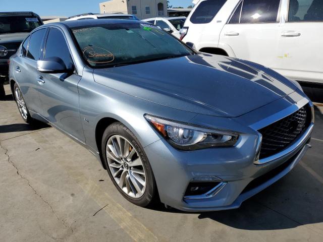 JN1EV7AP3JM360789 - 2018 INFINITI Q50 LUXE BLUE photo 1