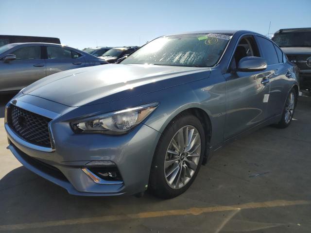 JN1EV7AP3JM360789 - 2018 INFINITI Q50 LUXE BLUE photo 2