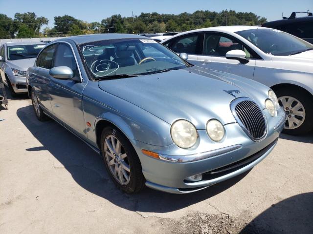 SAJEA01T93FM56657 - 2003 JAGUAR S-TYPE BLUE photo 1