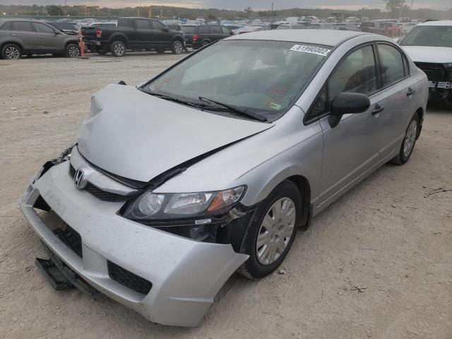 2HGFA1F36BH507175 - 2011 HONDA CIVIC VP SILVER photo 2