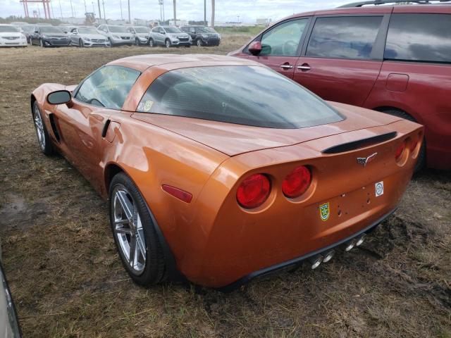 1G1YY26EX75127032 - 2007 CHEVROLET CORVETTE Z ORANGE photo 3