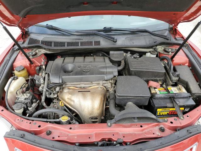 4T1BF3EKXBU589889 - 2011 TOYOTA CAMRY BASE RED photo 7