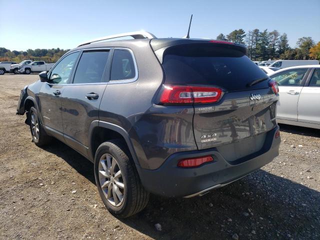 1C4PJMDB5JD561402 - 2018 JEEP CHEROKEE L GRAY photo 3