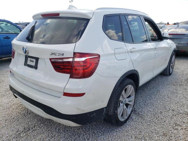 5UXWZ7C59F0F75983 - 2015 BMW X3 SDRIVE2 WHITE photo 4
