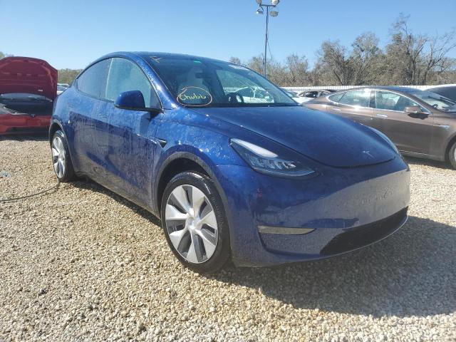 5YJYGDEE3MF205958 - 2021 TESLA MODEL Y أزرق صورة 1