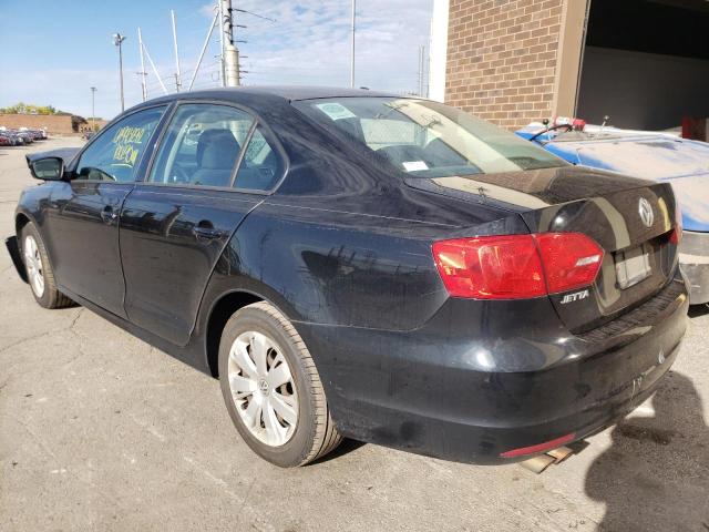 3VW1K7AJ1DM211979 - 2013 VOLKSWAGEN JETTA BASE 黑色 照片 3