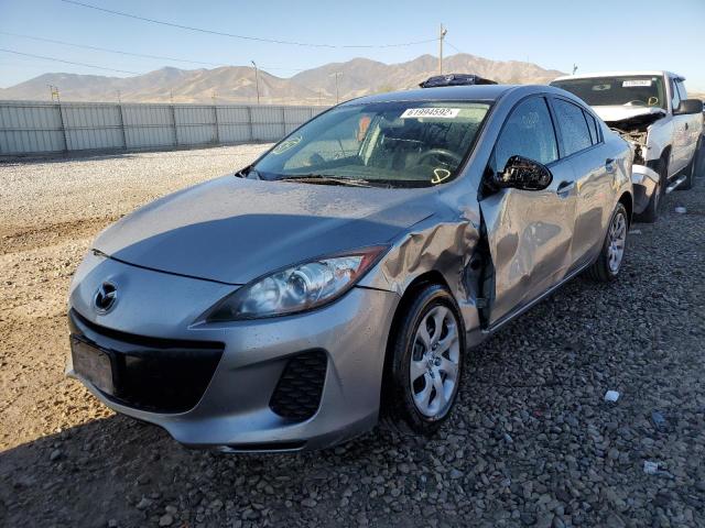 JM1BL1TF9D1817568 - 2013 MAZDA 3 I SILVER photo 2