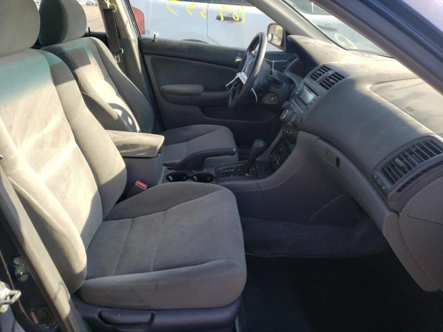 1HGCM56475A155253 - 2005 HONDA ACCORD LX BLUE photo 5