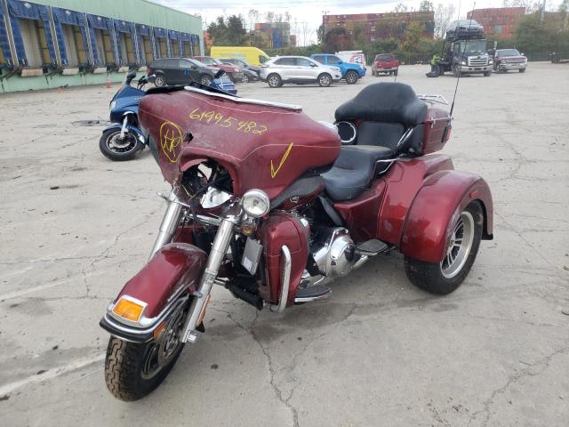 1HD1MAM199Y852233 - 2009 HARLEY-DAVIDSON FLHTCUTG MAROON photo 2